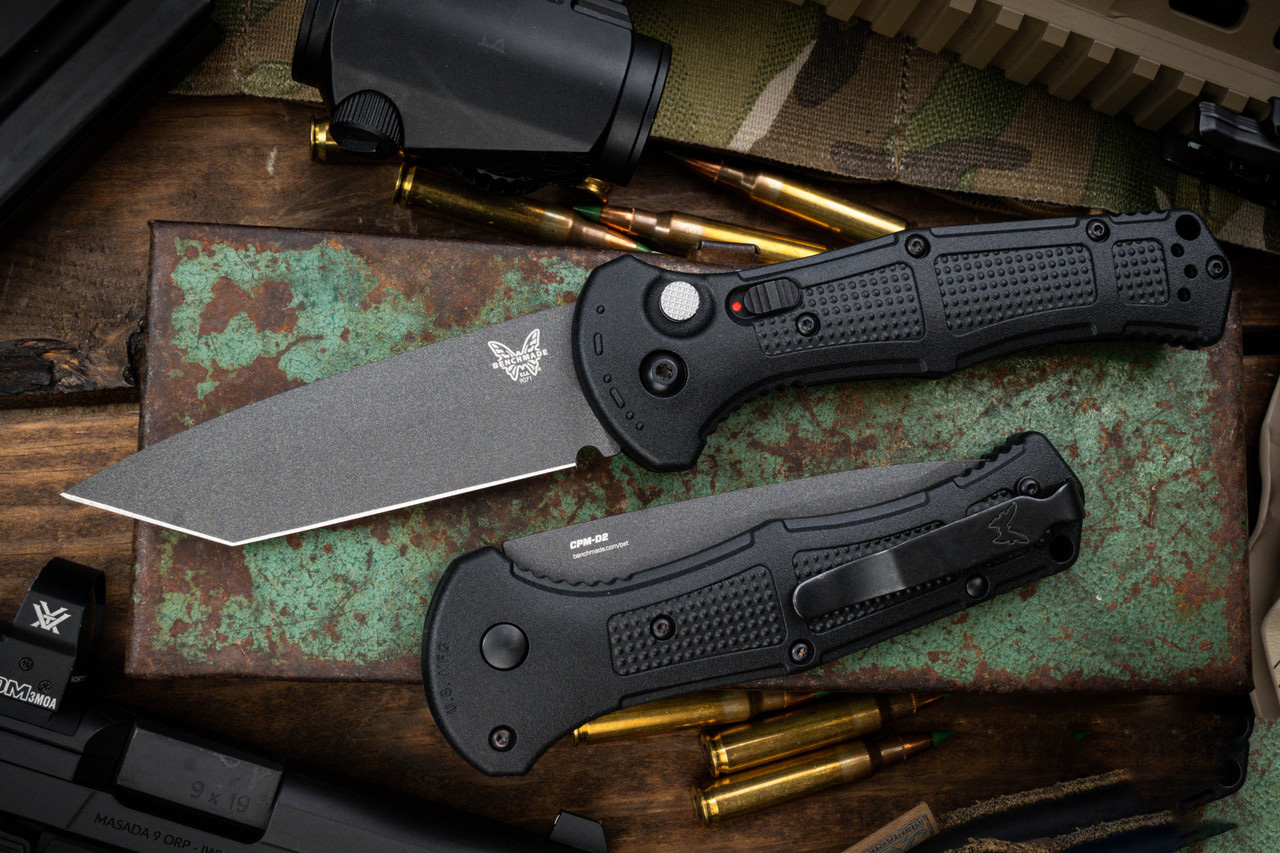 Benchmade Claymore AUTO CPM-D2钢 Grivory尼龙柄 9071BK 黑色 1820