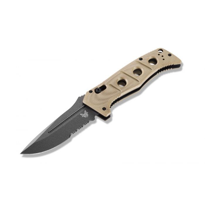 Benchmade AUTO Adamas CPM-CruWear钢 G10柄 2750SGY-3 沙色 2799