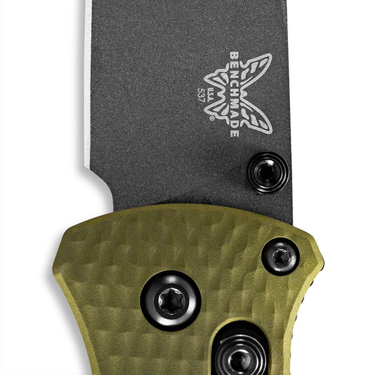 Benchmade Bailout AXIS CPM-M4钢 铝柄 537GY-1 军绿色 2100