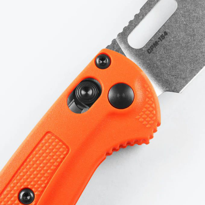 Benchmade Mini Taggedout CPM154钢 Grivory柄 15533 橙色