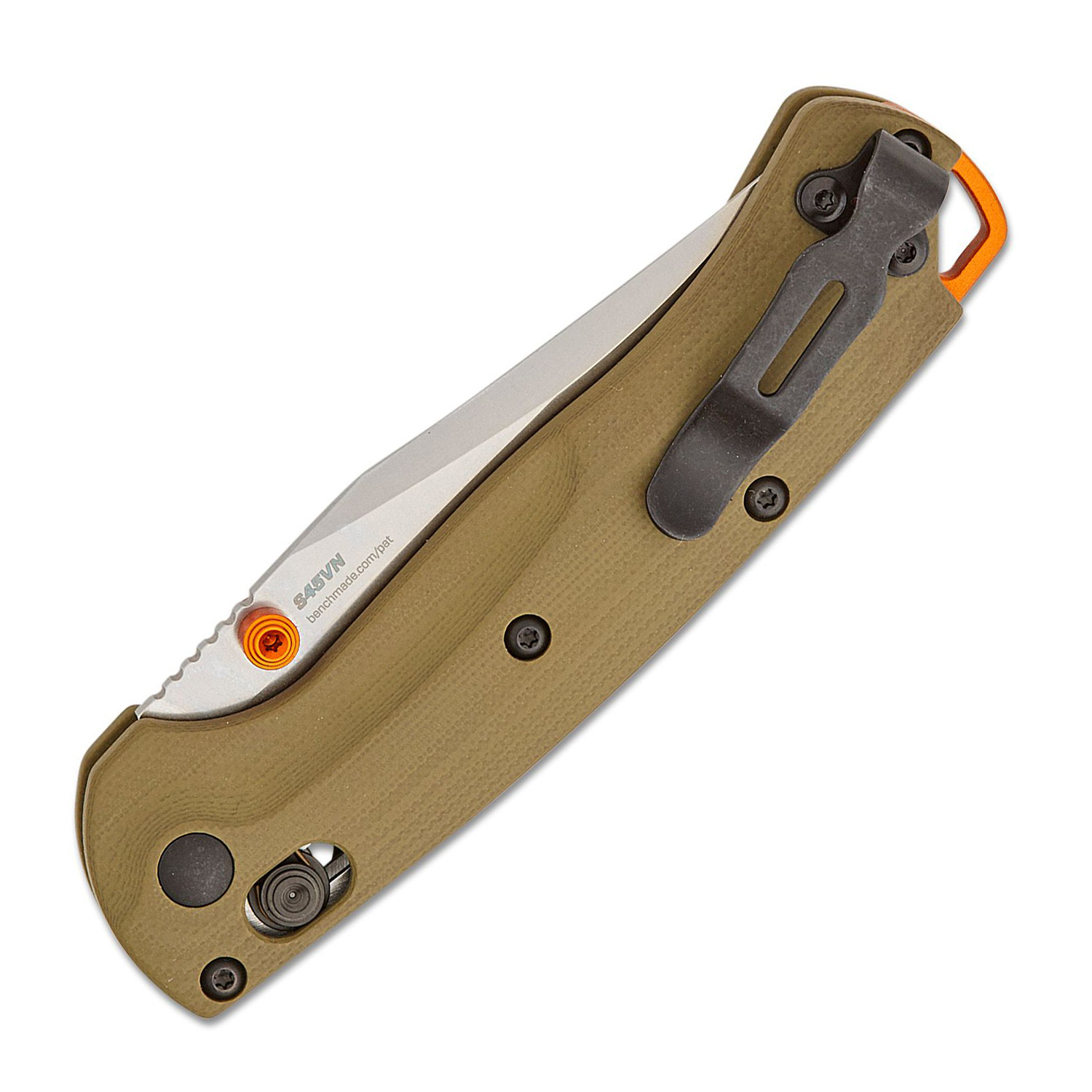 Benchmade Mini Taggedout CPM-S45VN钢 G10柄 15534 OD绿色 2250