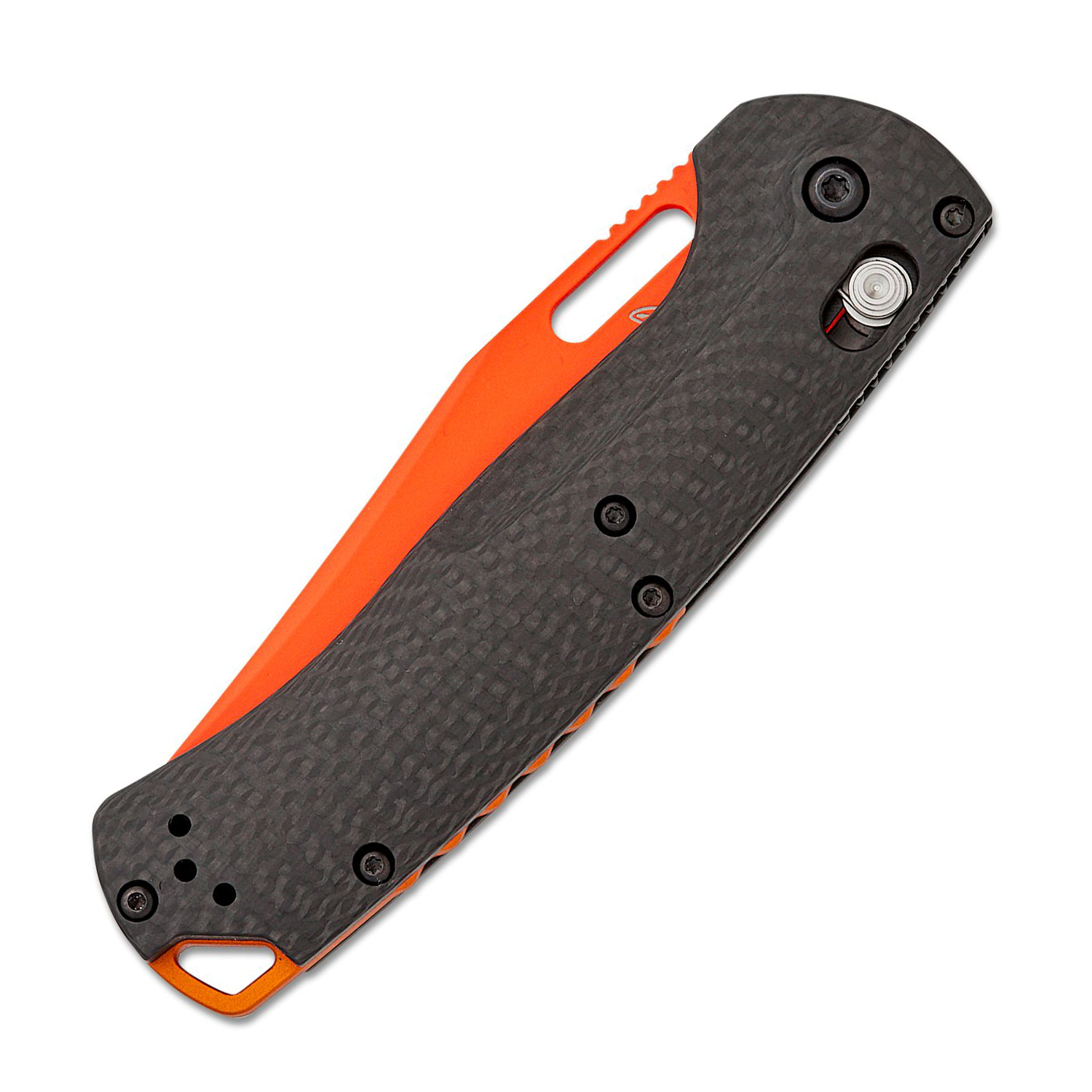 Benchmade Taggedout CPM-MagnaCut钢 碳纤维柄 15535OR-01 黑橙 2600