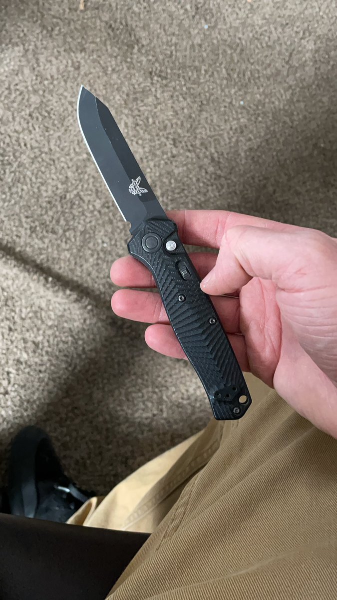 Benchmade Mediator AUTO CPM-S90V钢 G10柄 8551BK 黑色 2230