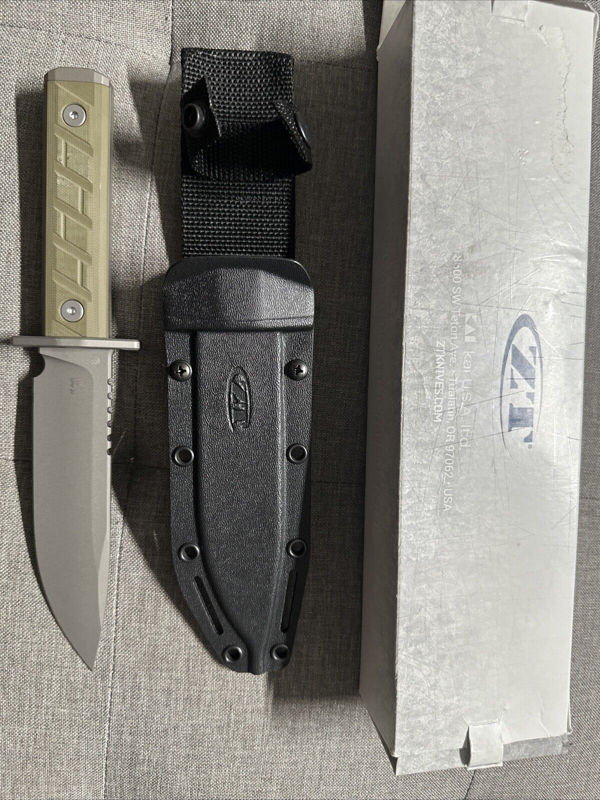 Zero Tolerance Model 0006 CPM-3V钢 G10柄 OD绿色 2380