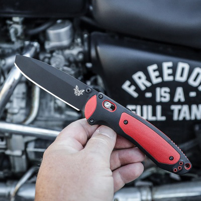 Benchmade Boost AXIS Assisted Rescue CPM-3V钢 尼龙柄 591BK 红黑 1330