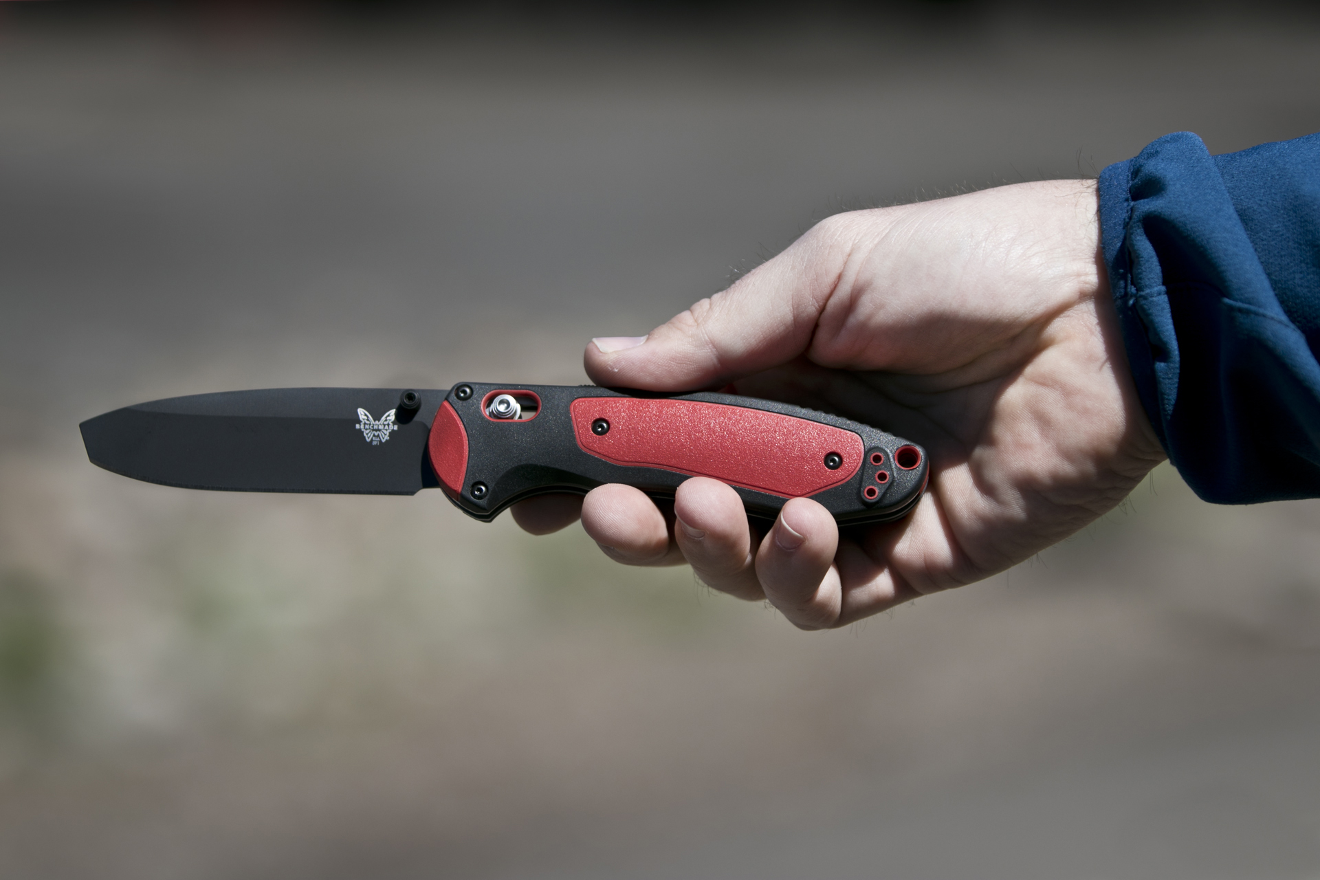 Benchmade Boost AXIS Assisted Rescue CPM-3V钢 尼龙柄 591BK 红黑 1330