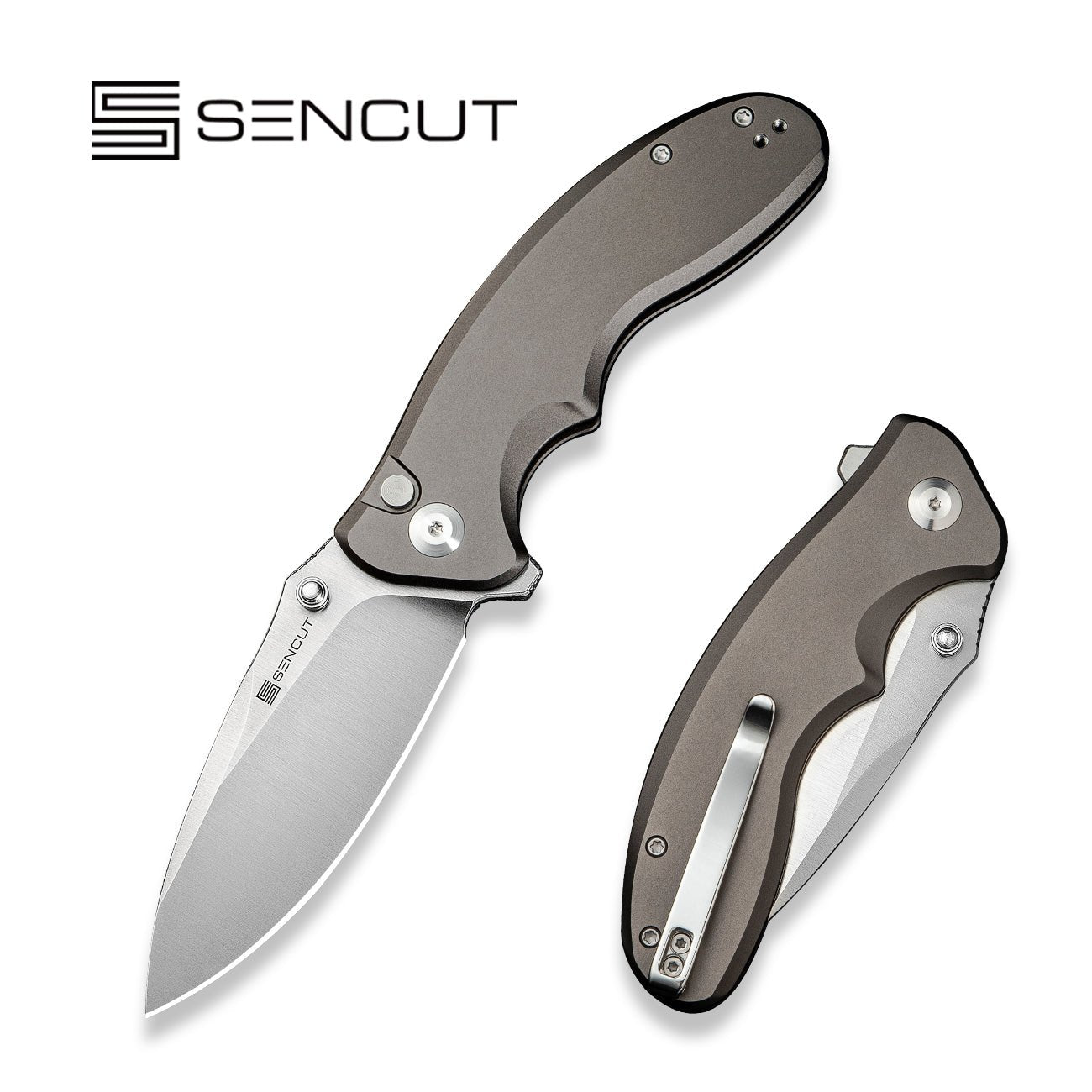 SENCUT Cybrix 9Cr18MoV钢 铝柄 S23098A-2 灰色 406