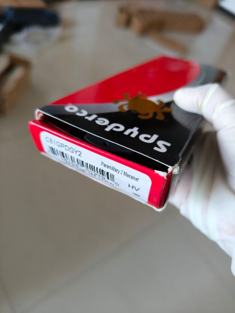【已出】Spyderco Para Military 2 Maxamet钢 G10柄 C81GPDGY2 灰色 1500