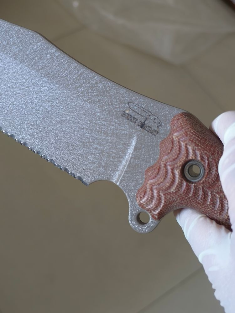 【已出】Busse Combat Knife Liberty Heart  - Sterile INFI钢 米卡塔手柄 3500