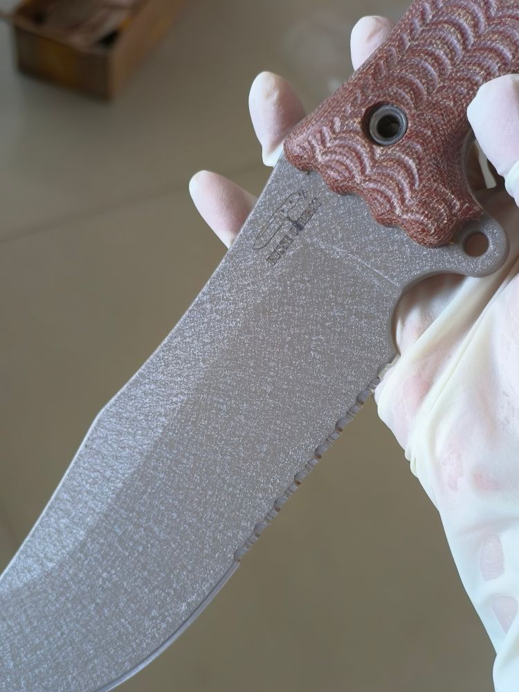 【已出】Busse Combat Knife Liberty Heart  - Sterile INFI钢 米卡塔手柄 3500