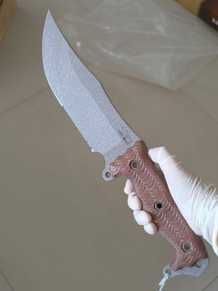 【已出】Busse Combat Knife Liberty Heart  - Sterile INFI钢 米卡塔手柄 3500