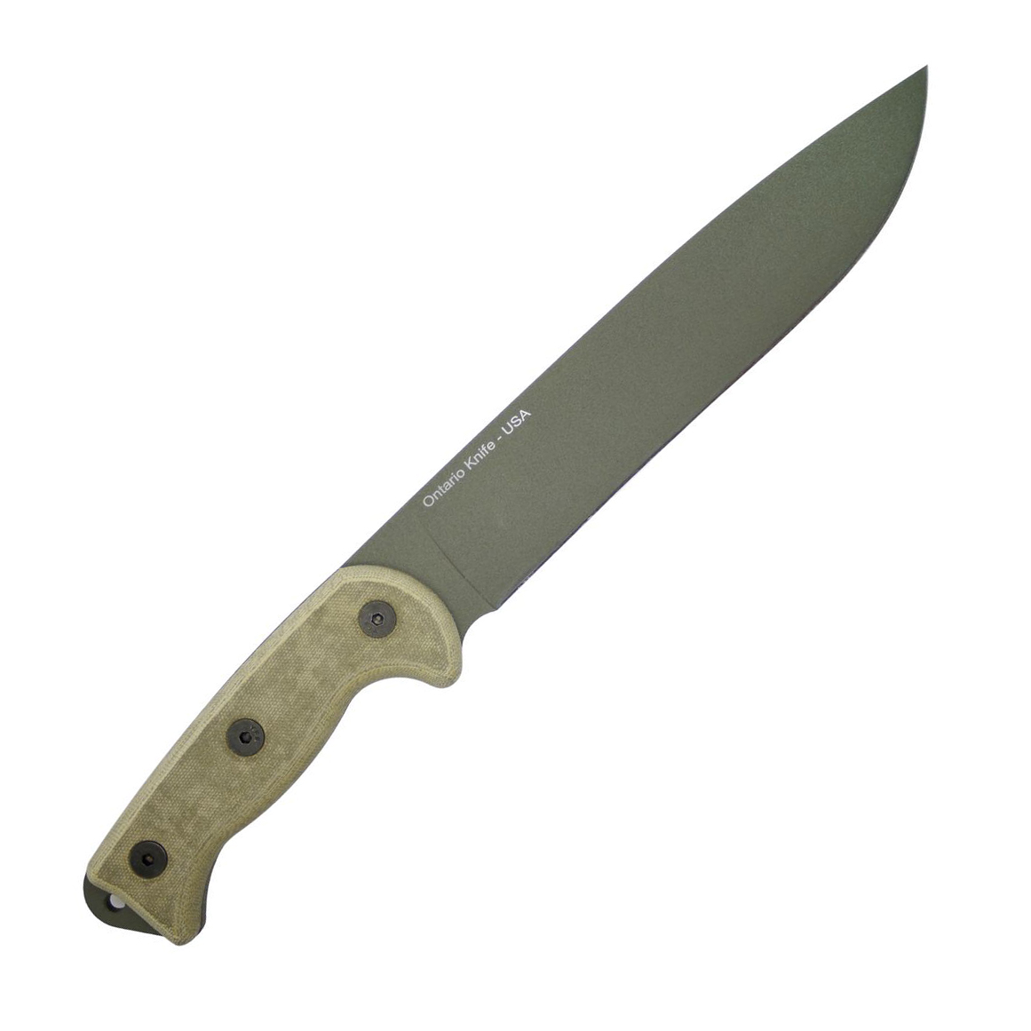 【已出】Ontario RTAK-II 1075钢 米卡塔柄 绿色 800