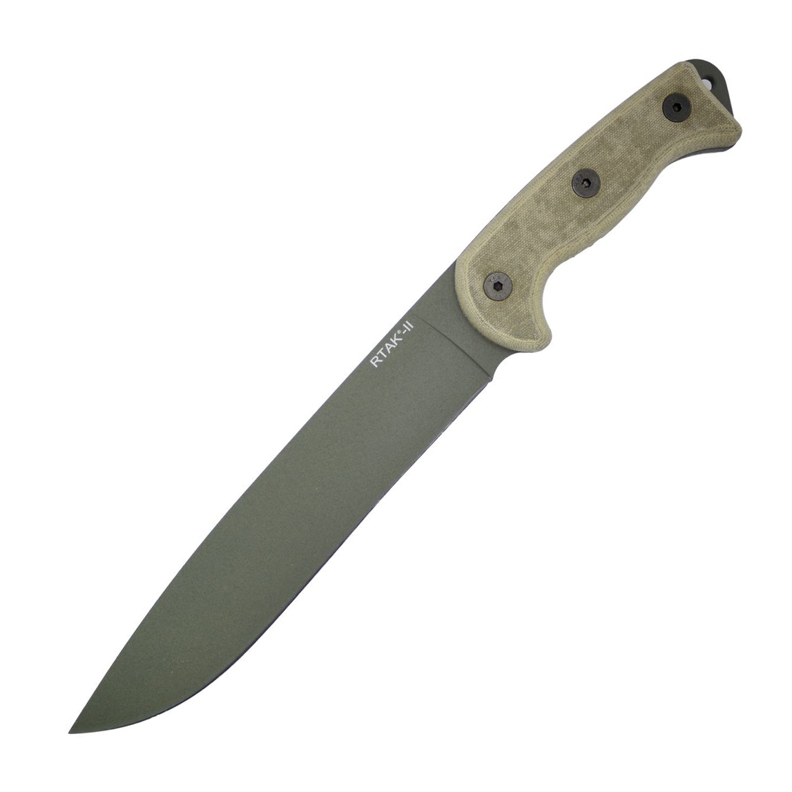 【已出】Ontario RTAK-II 1075钢 米卡塔柄 绿色 800