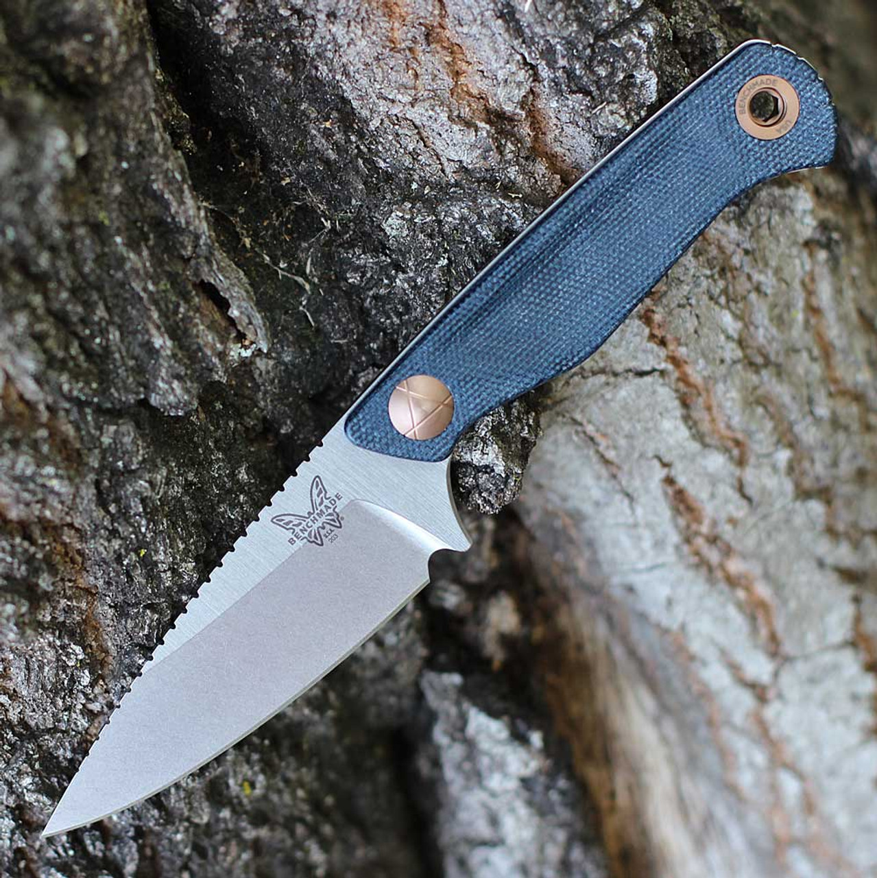 🔥Benchmade DACIAN CPM-MagnaCut钢 米卡塔柄 203 蓝色 2180