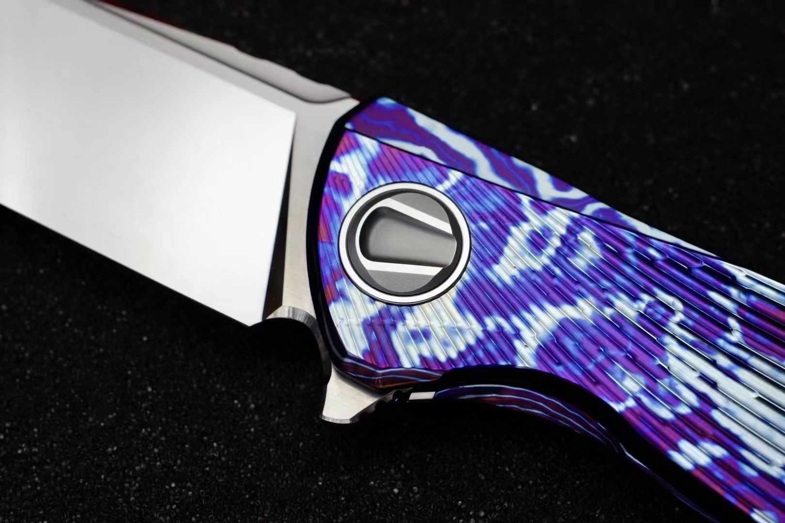 🏆 Sergey Shirogorov Knives Custom Tihatium CPM-​S110V钢 钛柄