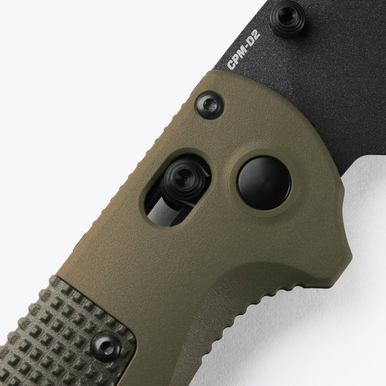🔥Benchmade Redoubt CPM-D2钢 Grivory手柄 431BK-1 军绿色 1380