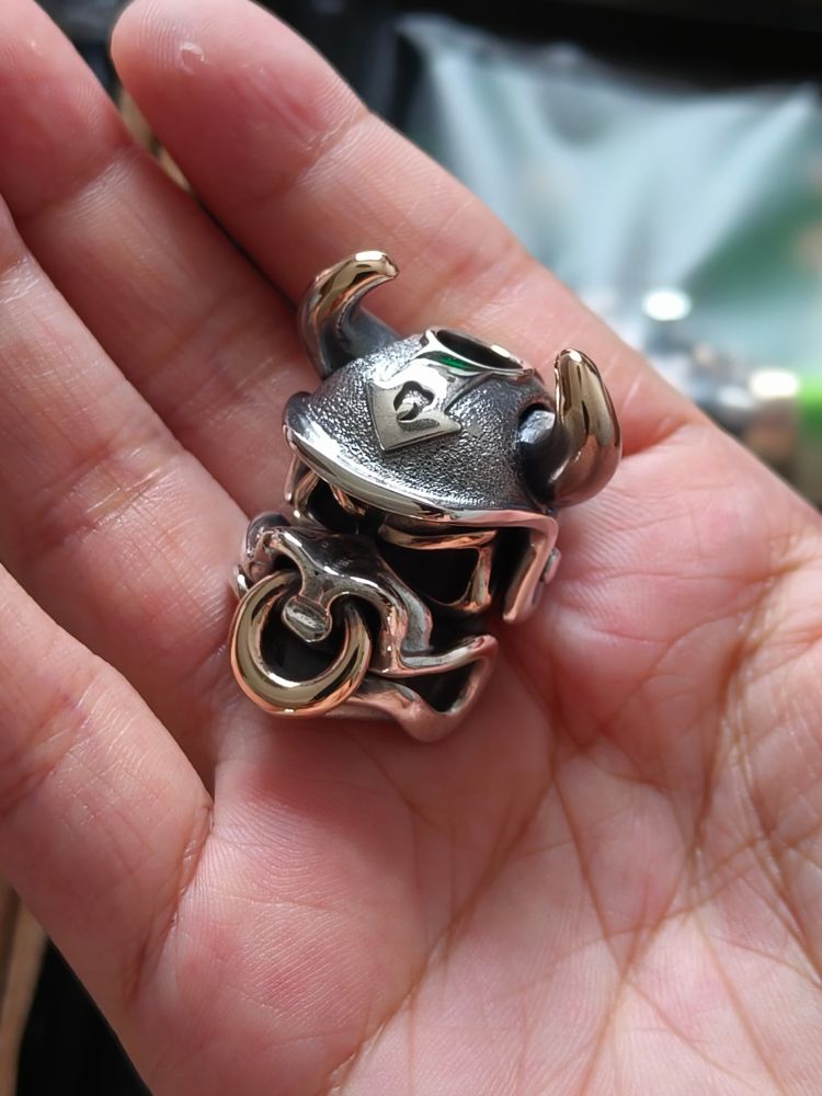 Cpprhd Bull Custom Beads 3580