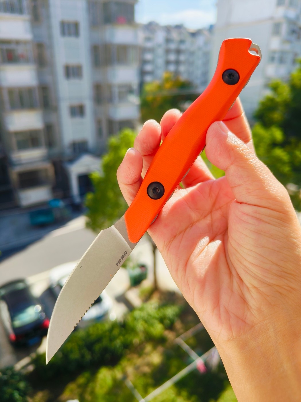 Benchmade Flyway CPM-154钢 G10柄 15700 橙色 1399