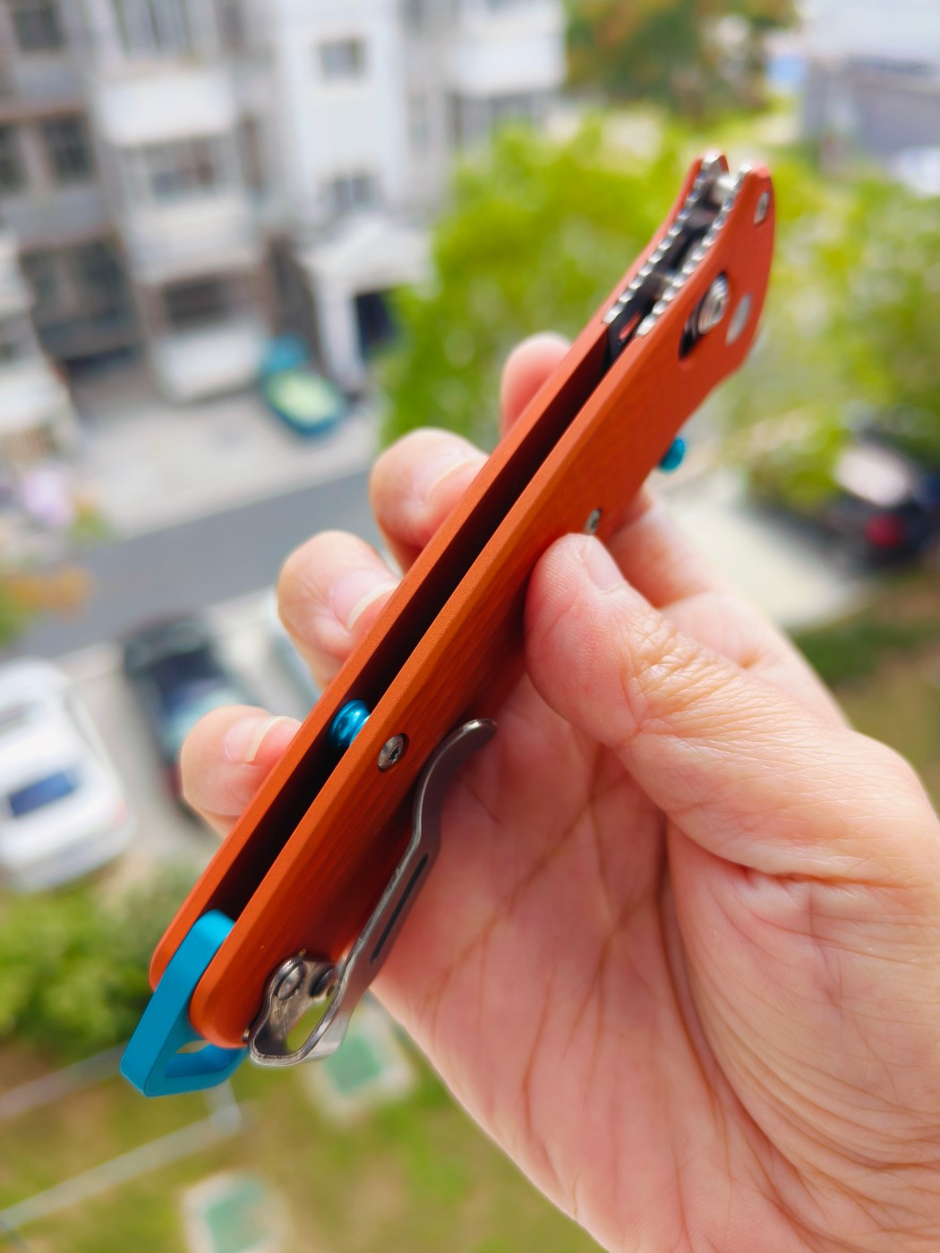 Benchmade BAILOUT CPM-3V钢 铝合金柄 537-2301 橙色 2050
