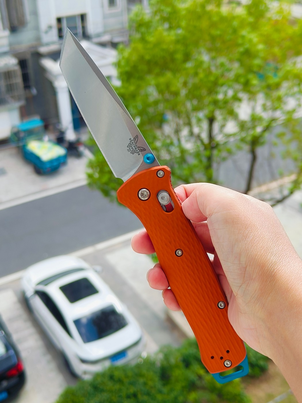 Benchmade BAILOUT CPM-3V钢 铝合金柄 537-2301 橙色 2050