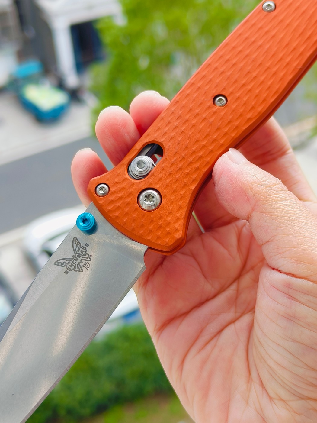 Benchmade BAILOUT CPM-3V钢 铝合金柄 537-2301 橙色 2050