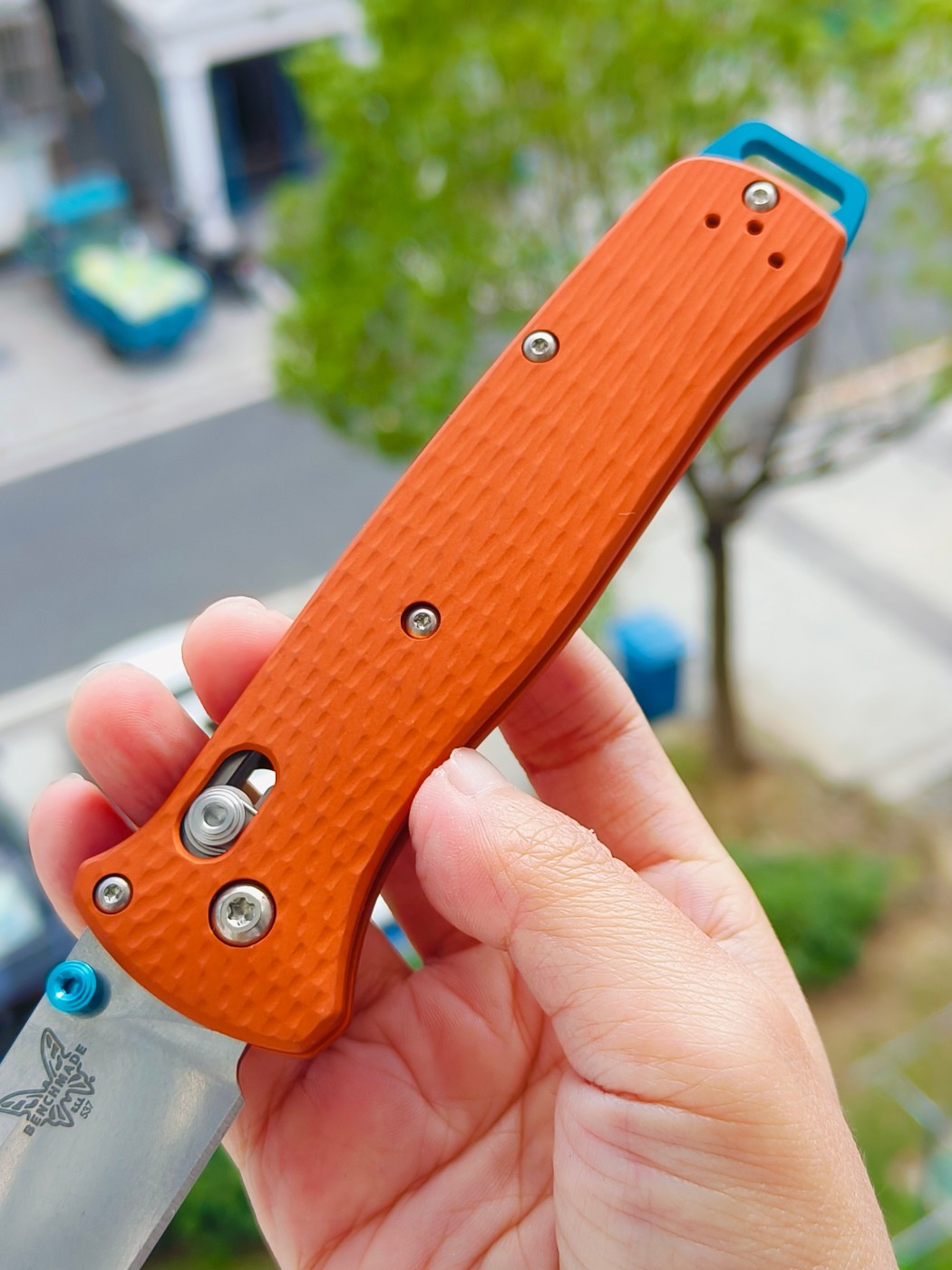 Benchmade BAILOUT CPM-3V钢 铝合金柄 537-2301 橙色 2050