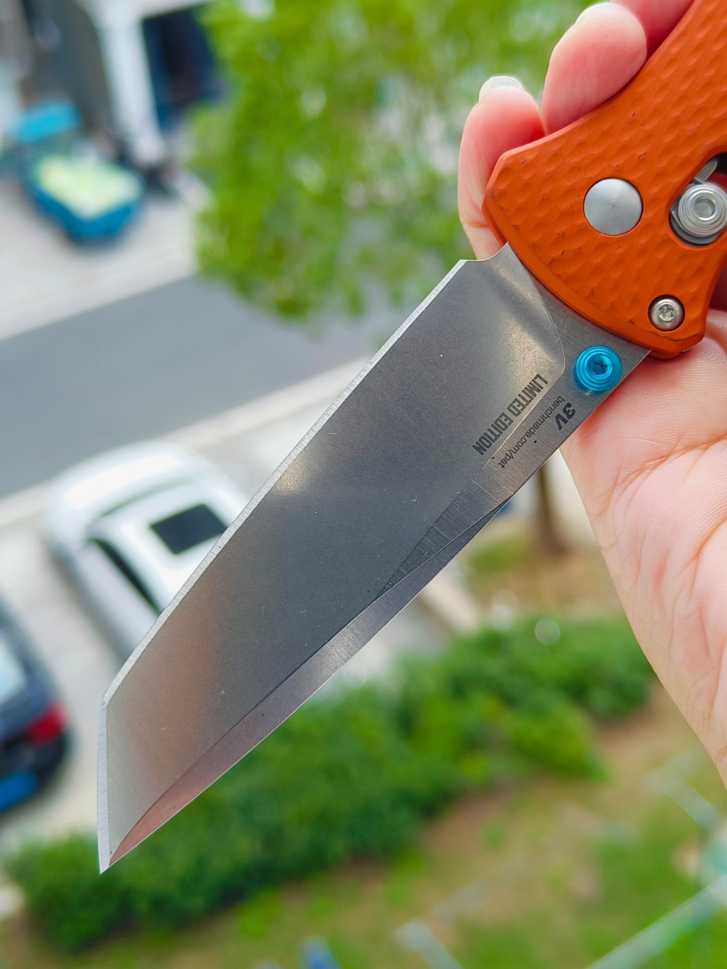 Benchmade BAILOUT CPM-3V钢 铝合金柄 537-2301 橙色 2050