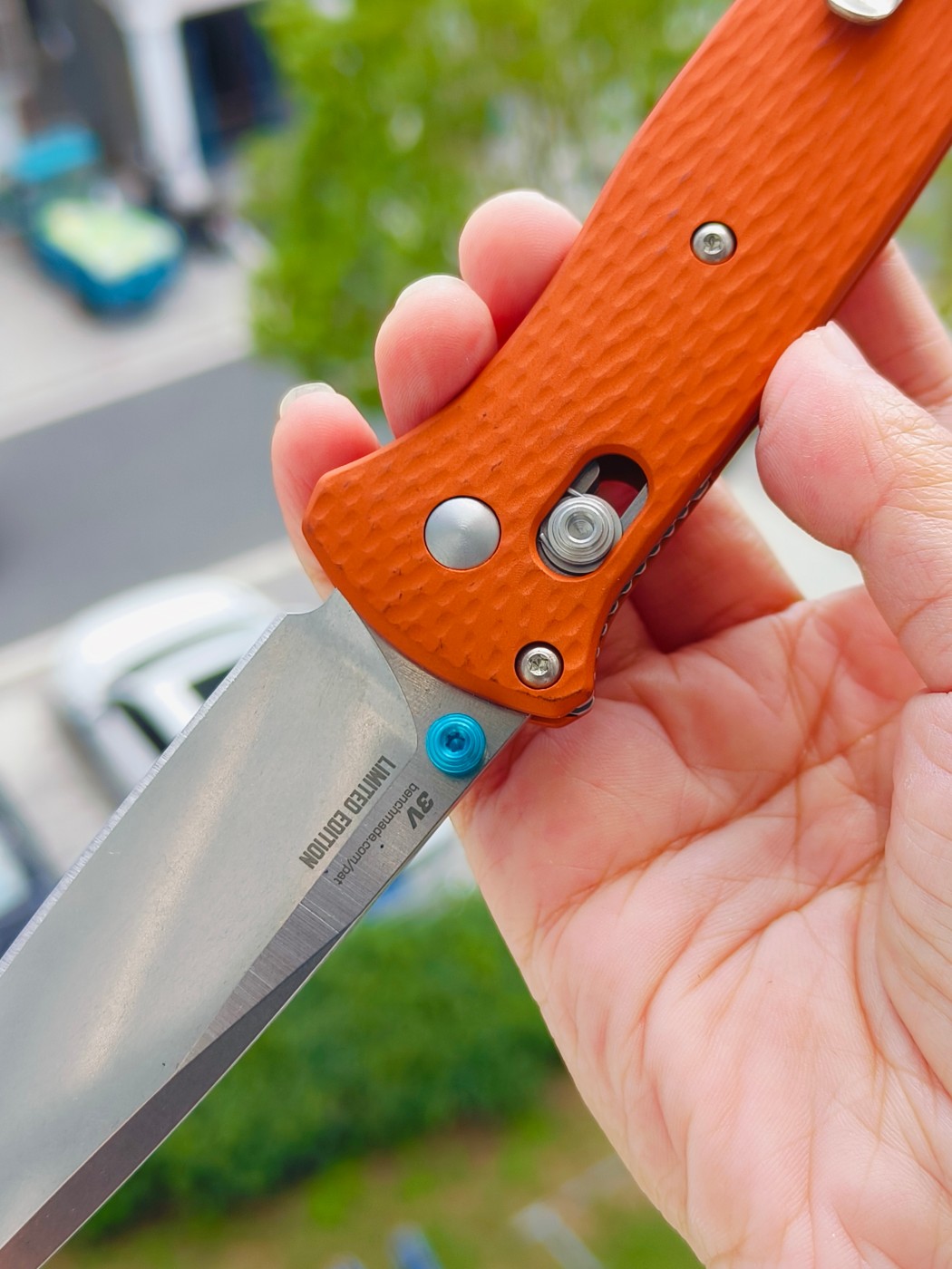 Benchmade BAILOUT CPM-3V钢 铝合金柄 537-2301 橙色 2050