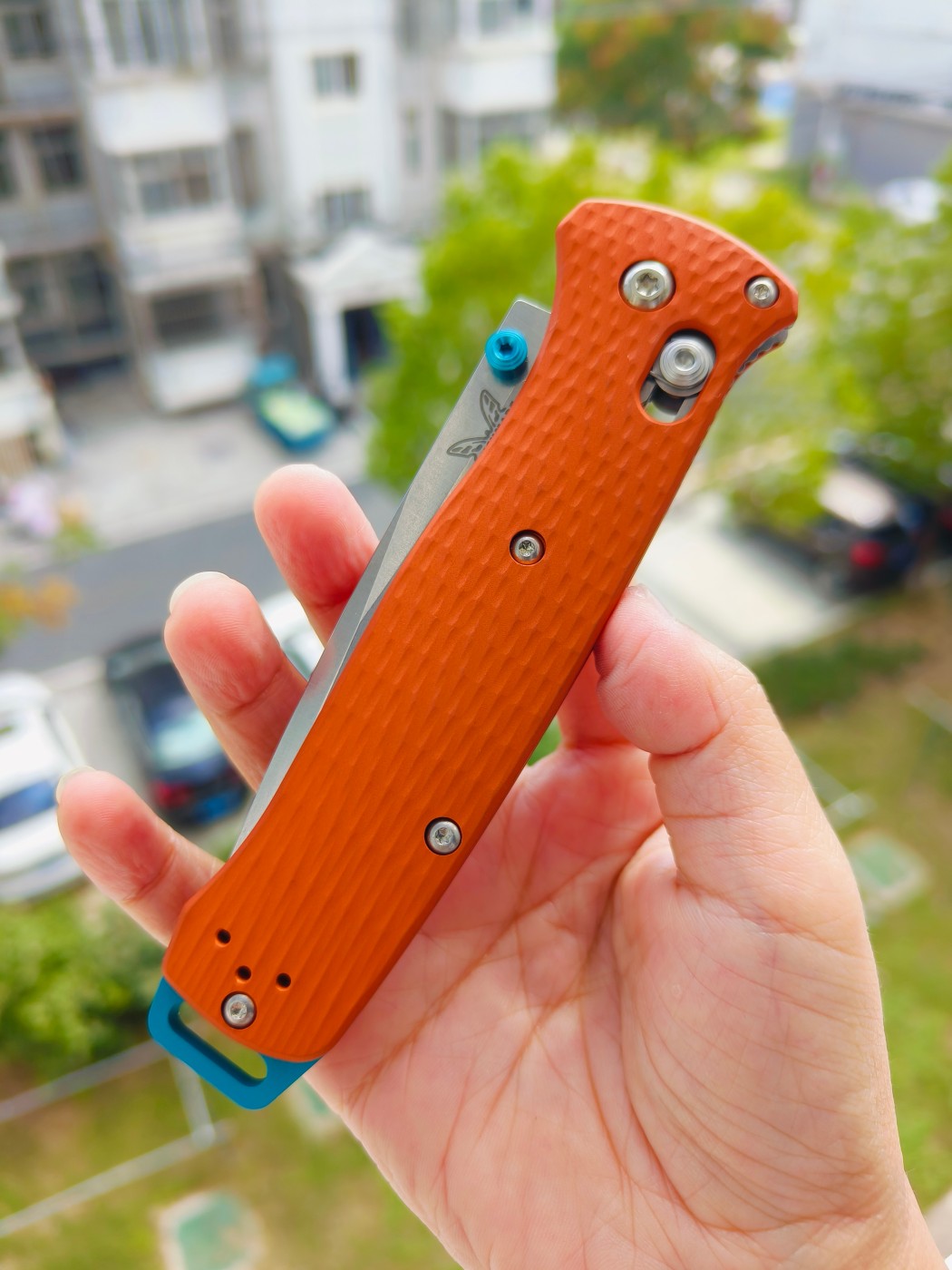 Benchmade BAILOUT CPM-3V钢 铝合金柄 537-2301 橙色 2050
