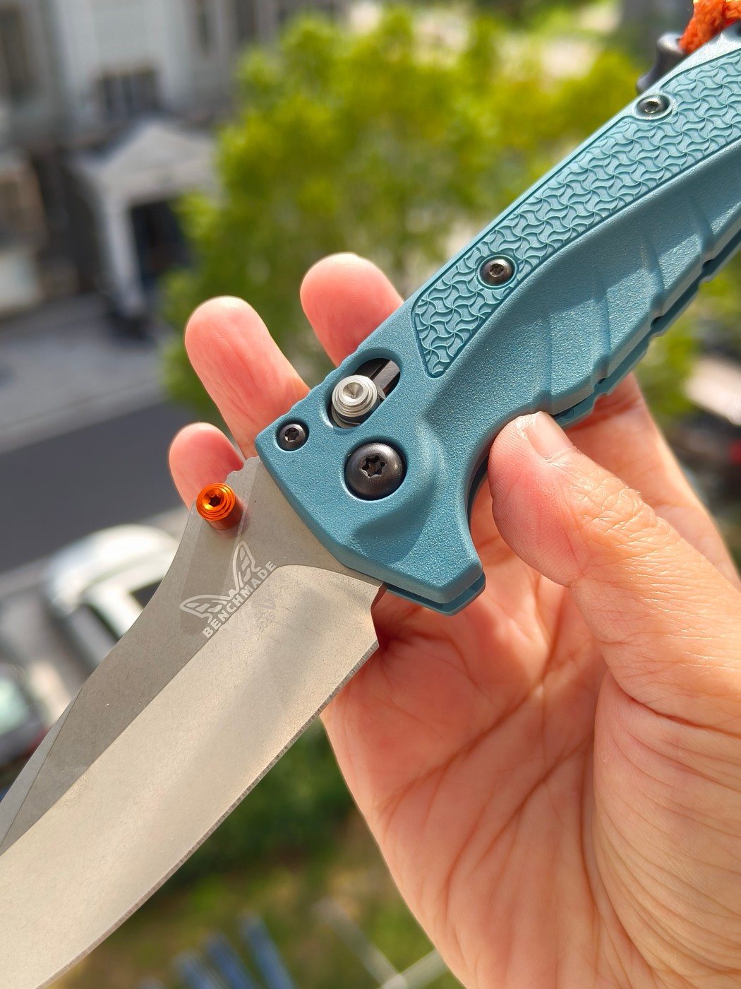 Benchmade Water Mini Adira MagnaCut钢 Grivory尼龙柄 18065 蓝色 1500