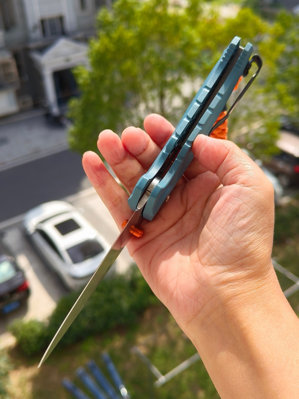 Benchmade Water Mini Adira MagnaCut钢 Grivory尼龙柄 18065 蓝色 1500