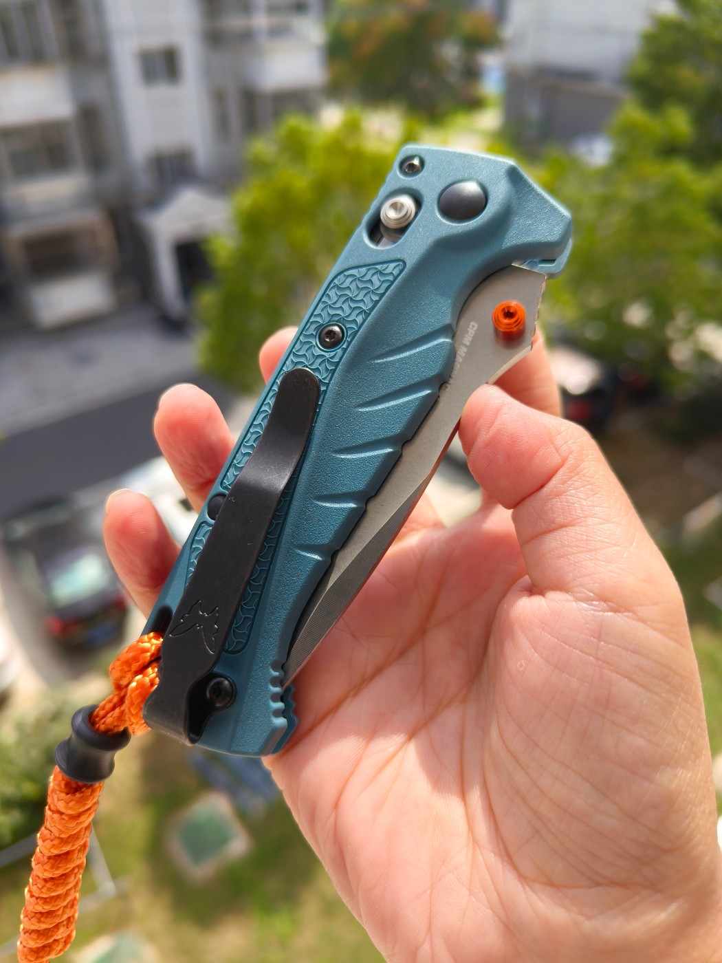 Benchmade Water Mini Adira MagnaCut钢 Grivory尼龙柄 18065 蓝色 1500