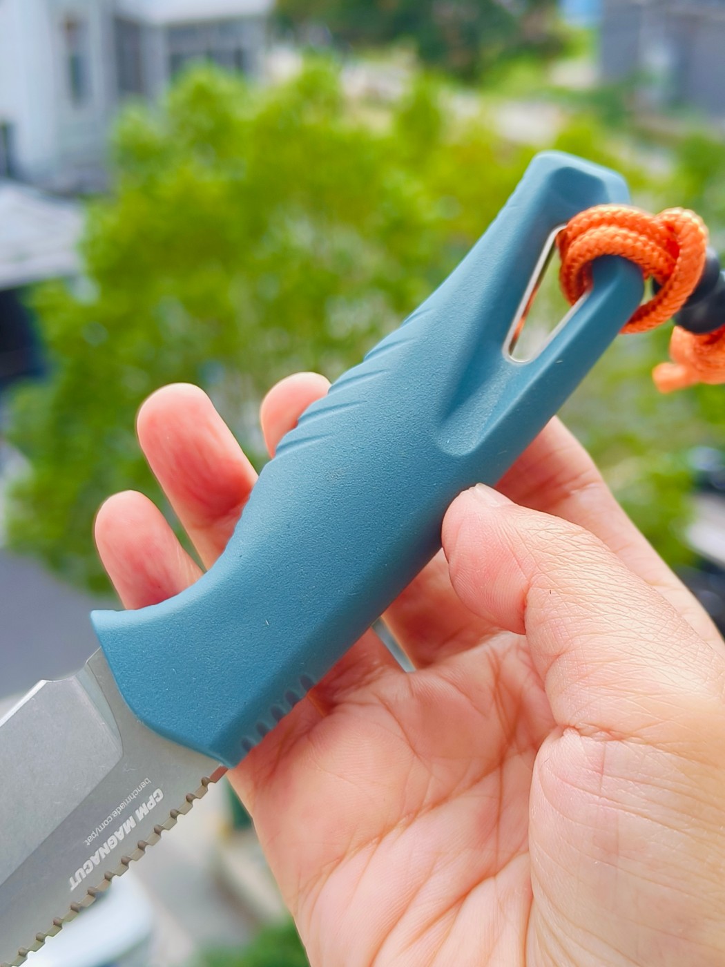 Benchmade Water Intersect Pocket CPM-MagnaCut钢 尼龙注塑柄 18050 蓝色 1450