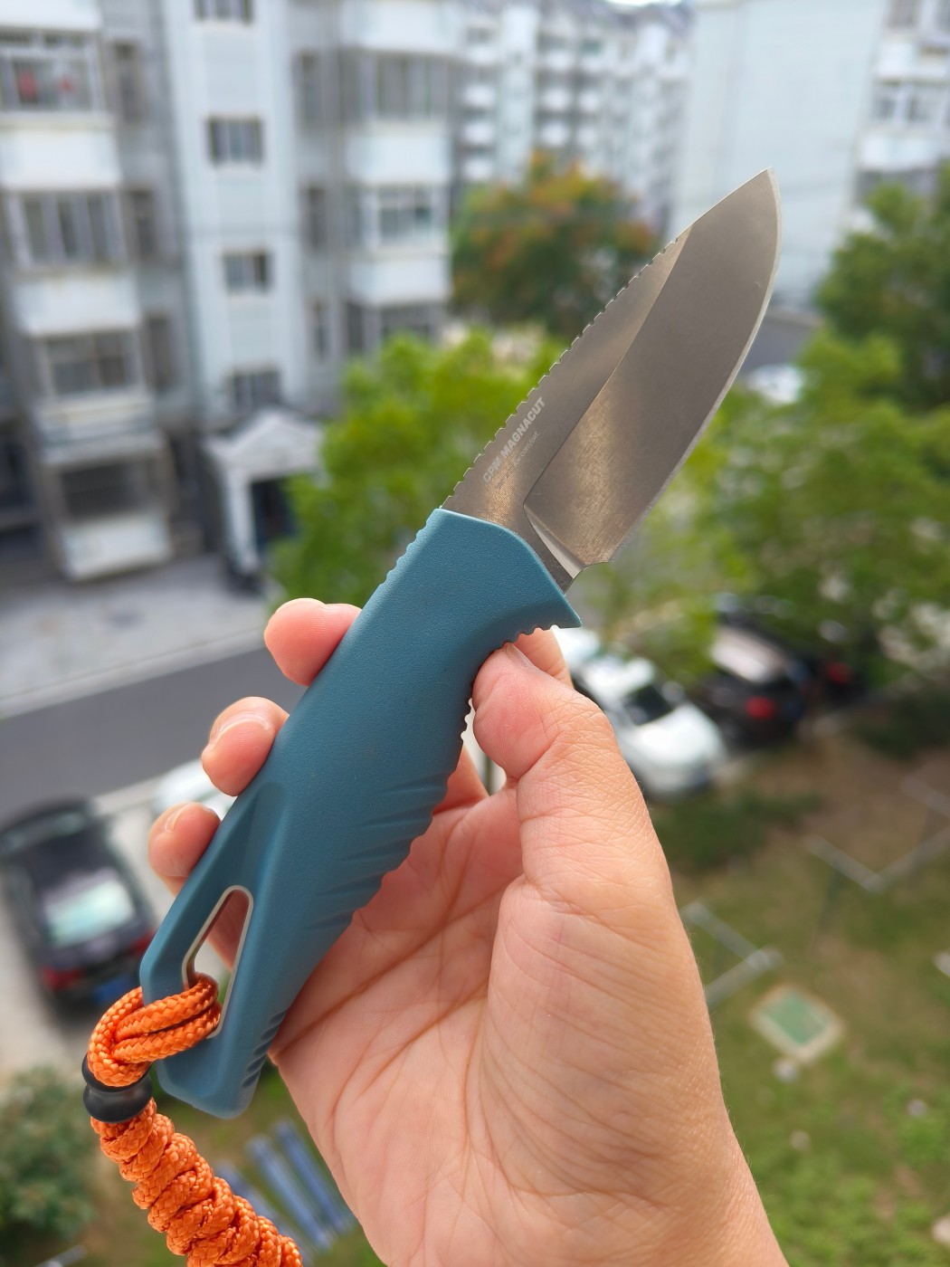 Benchmade Water Intersect Pocket CPM-MagnaCut钢 尼龙注塑柄 18050 蓝色 1450