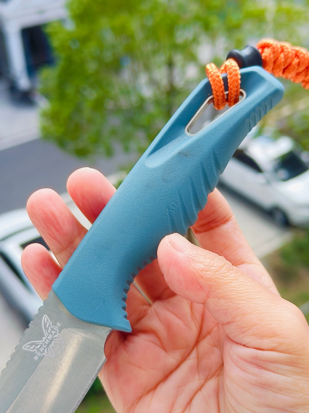 Benchmade Water Intersect Pocket CPM-MagnaCut钢 尼龙注塑柄 18050 蓝色 1450