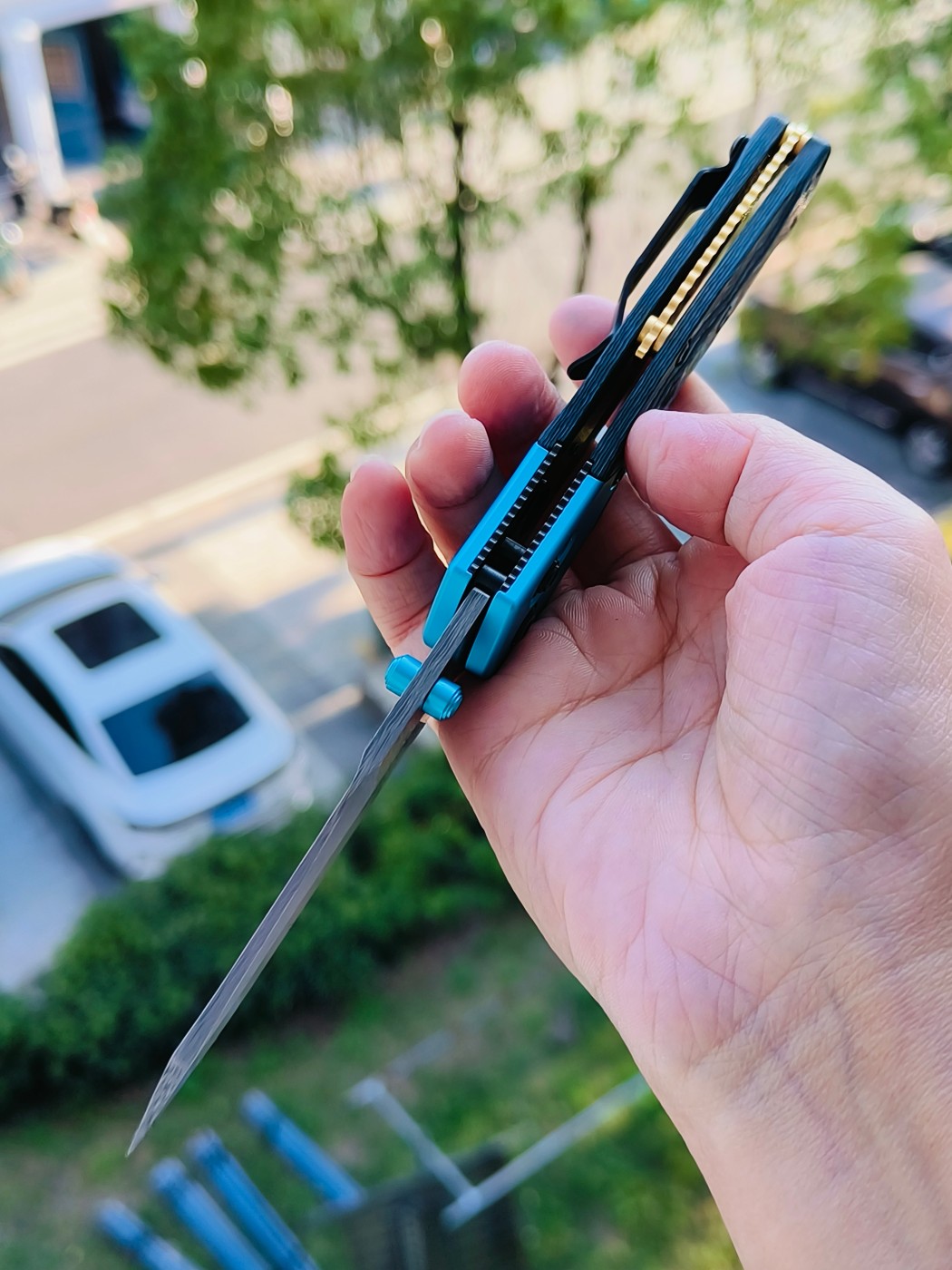 Benchmade Gold Class Mini Osborne 大马士革钢 945-221 6800