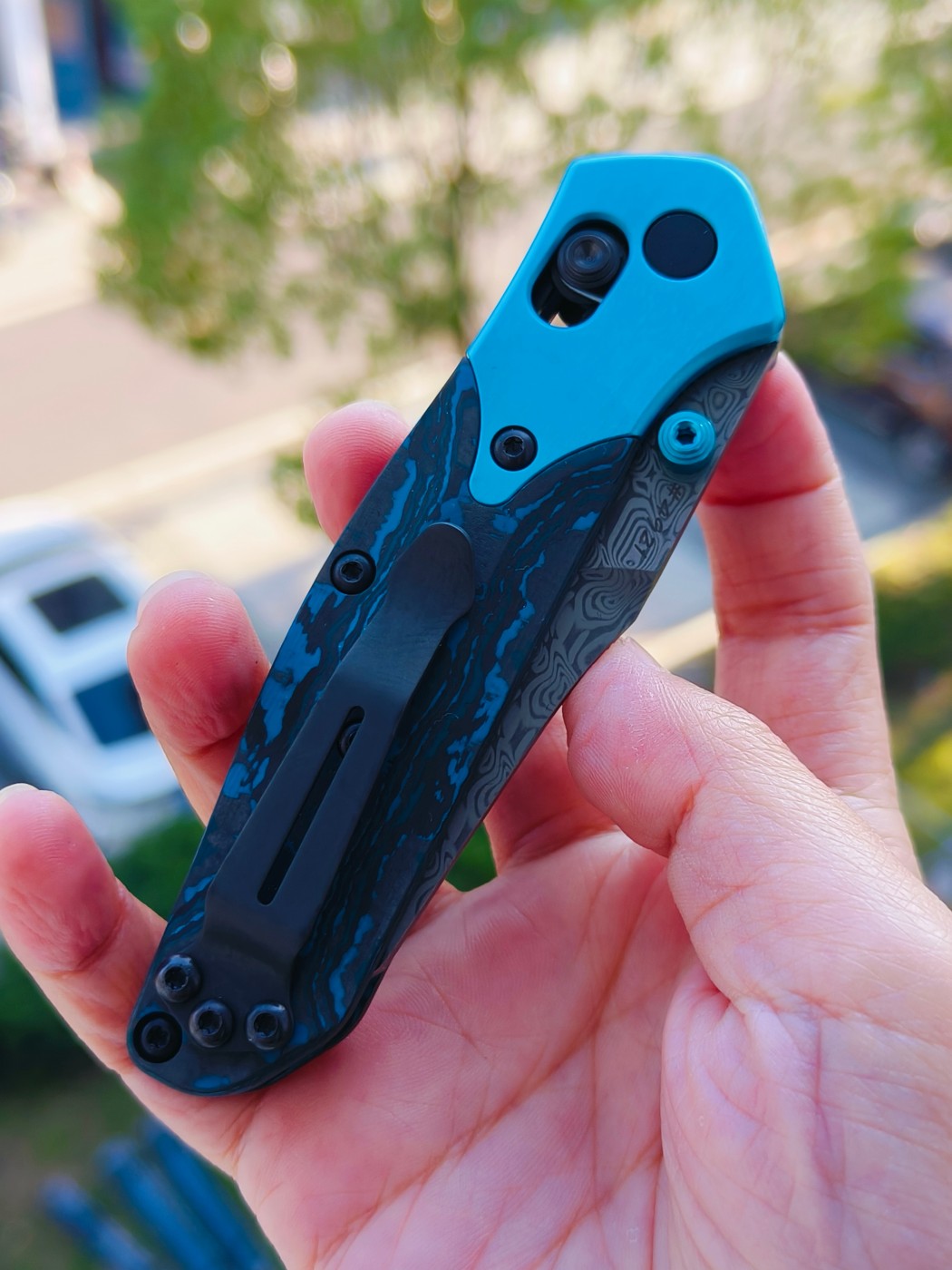 Benchmade Gold Class Mini Osborne 大马士革钢 945-221 6800