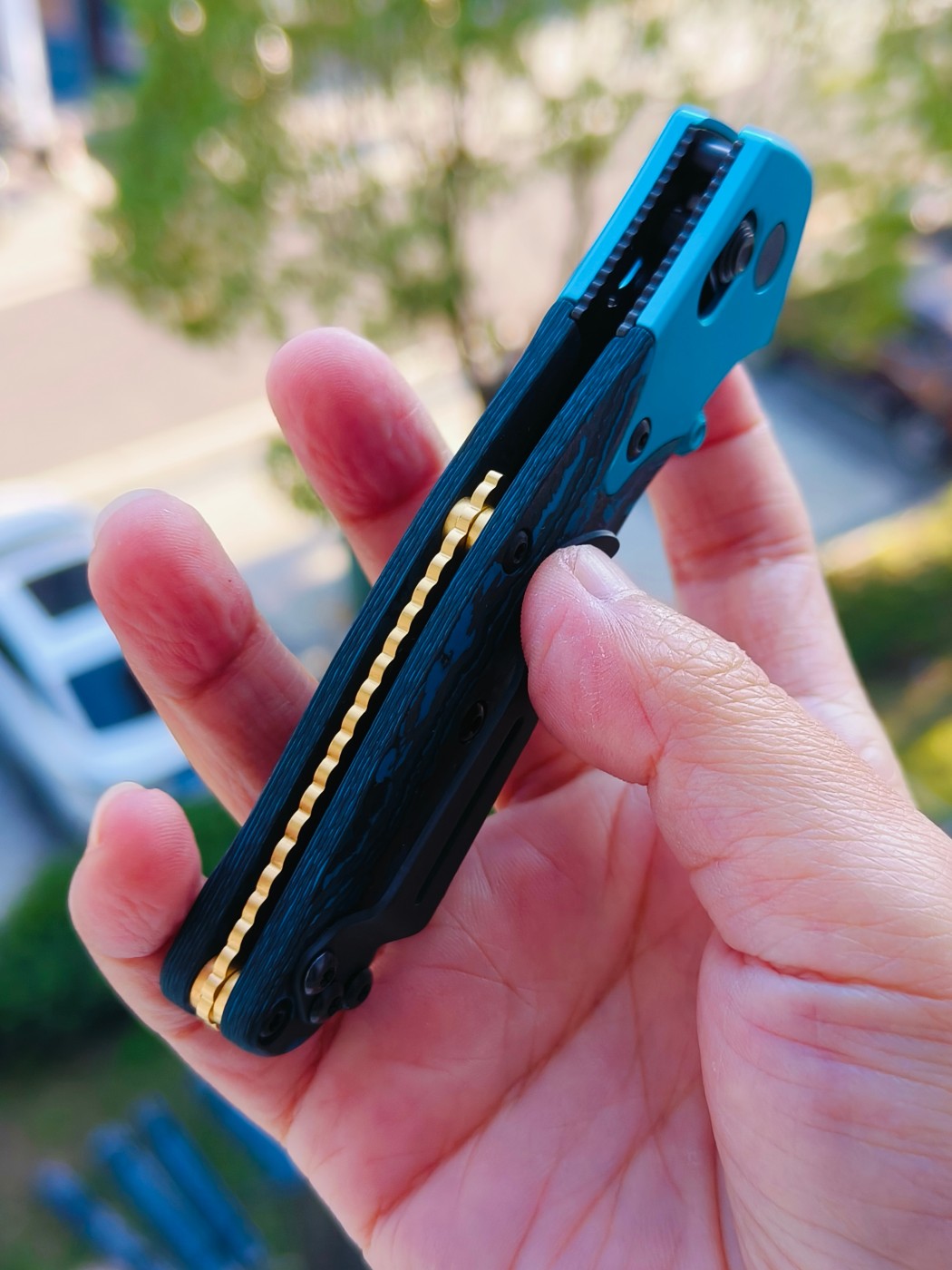 Benchmade Gold Class Mini Osborne 大马士革钢 945-221 6800