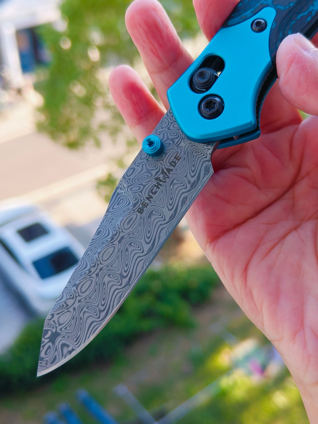 Benchmade Gold Class Mini Osborne 大马士革钢 945-221 6800