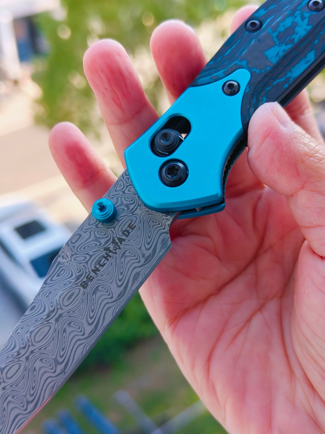 Benchmade Gold Class Mini Osborne 大马士革钢 945-221 6800