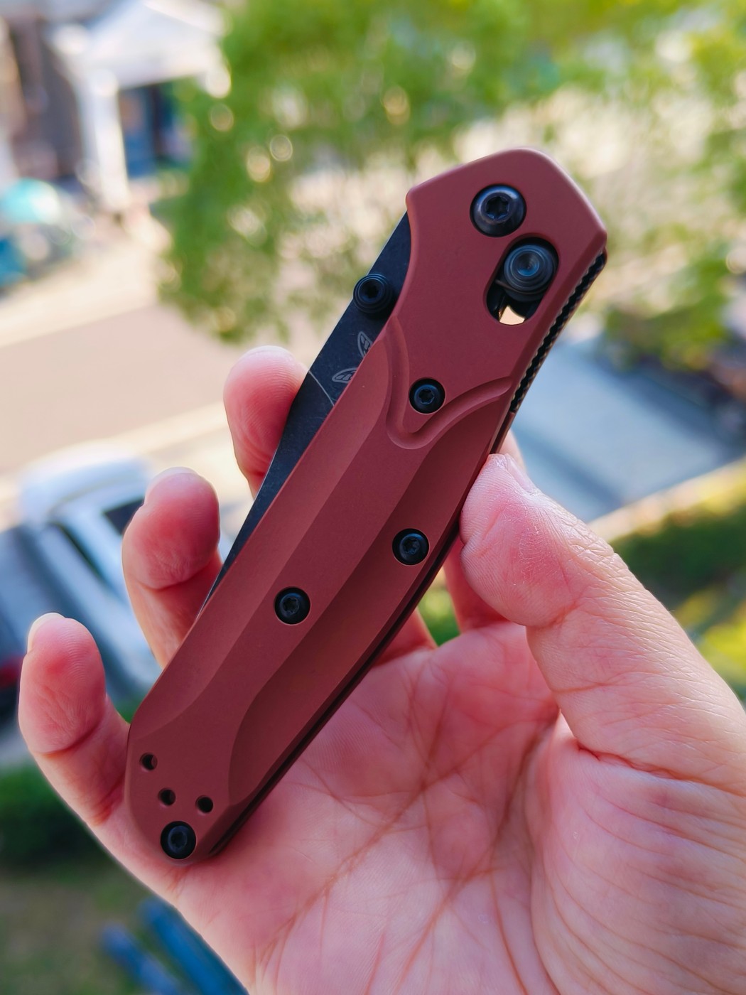 Benchmade MINI OSBORNE CPM-Magnacut钢 铝合金柄 945BK-03 铜色 1900