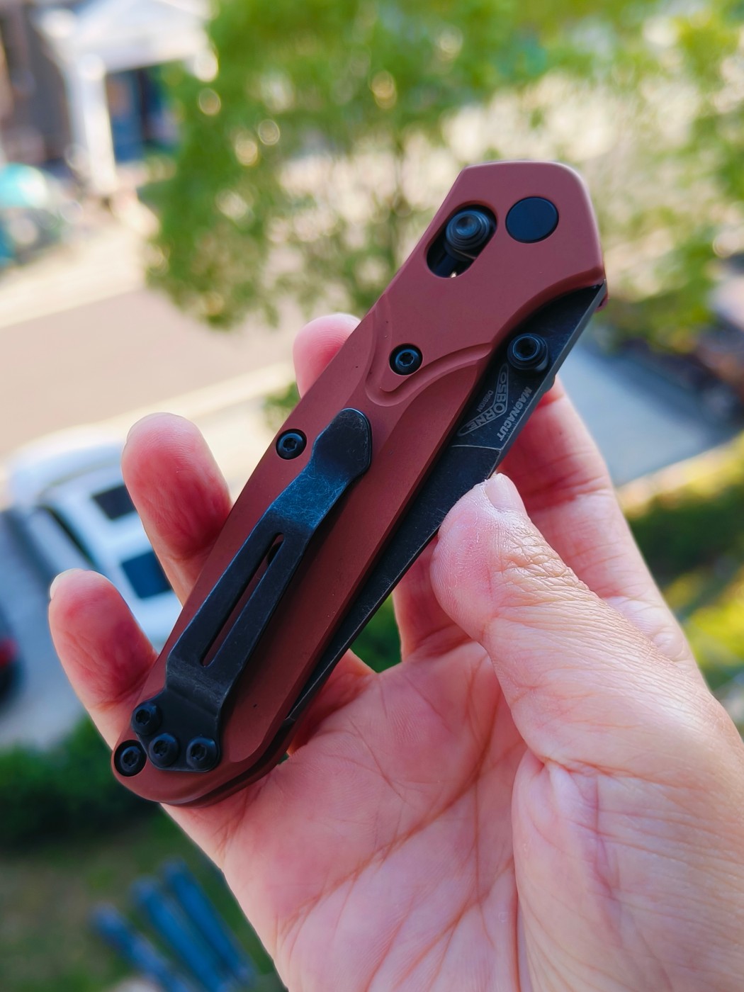 Benchmade MINI OSBORNE CPM-Magnacut钢 铝合金柄 945BK-03 铜色 1900