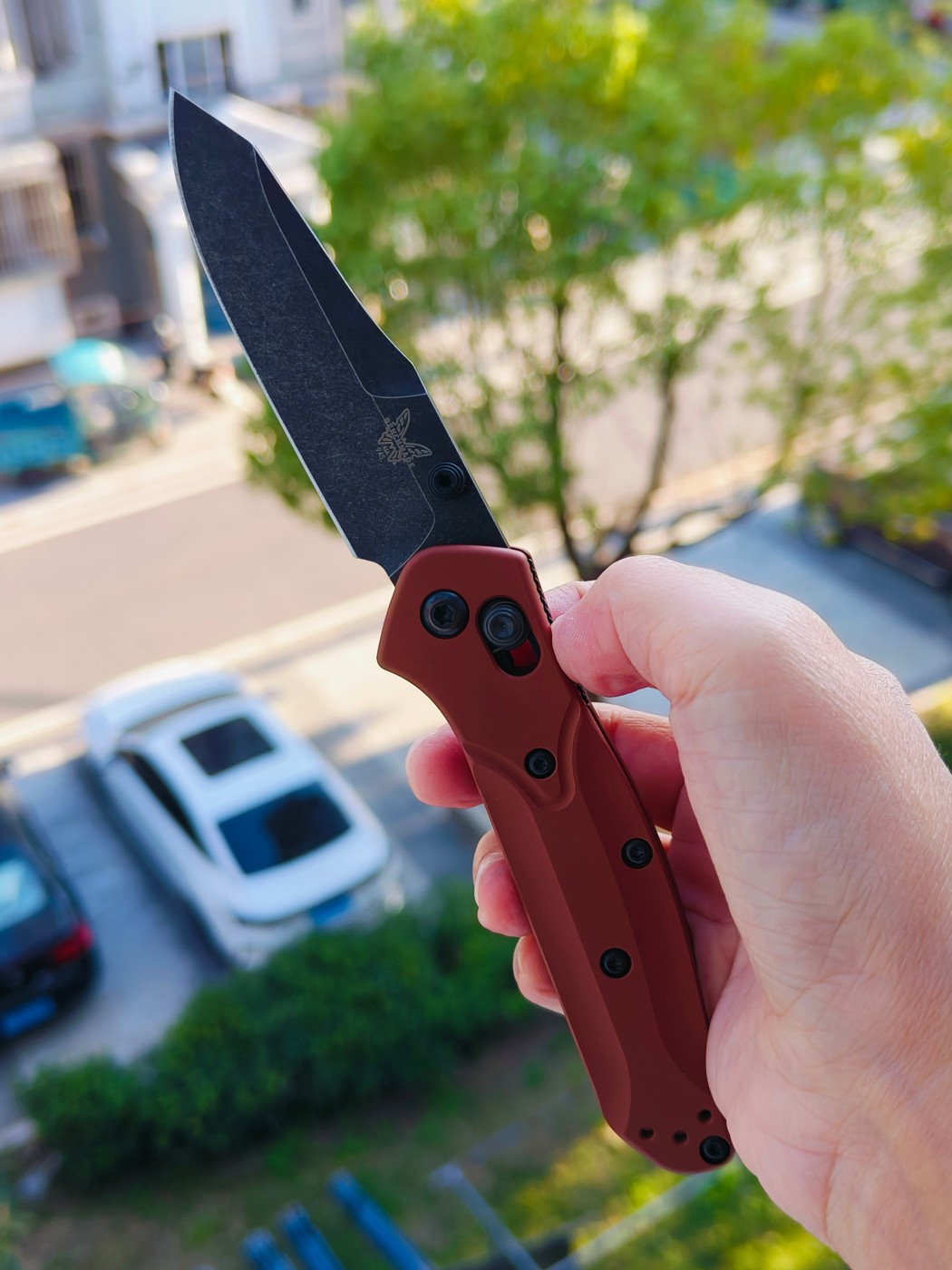 Benchmade MINI OSBORNE CPM-Magnacut钢 铝合金柄 945BK-03 铜色 1900