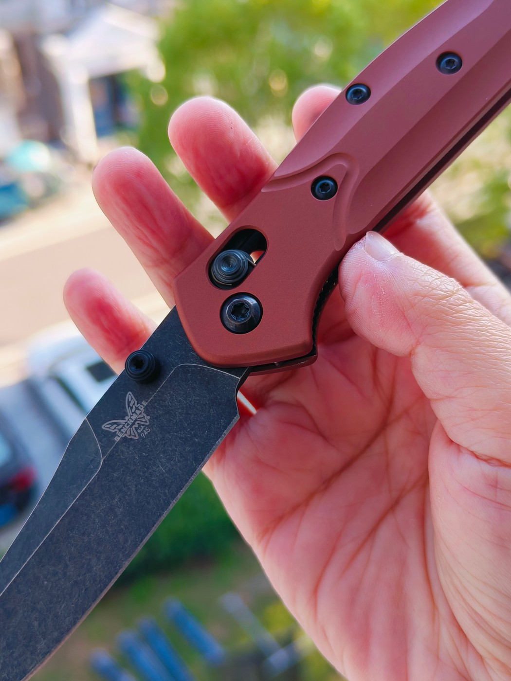 Benchmade MINI OSBORNE CPM-Magnacut钢 铝合金柄 945BK-03 铜色 1900