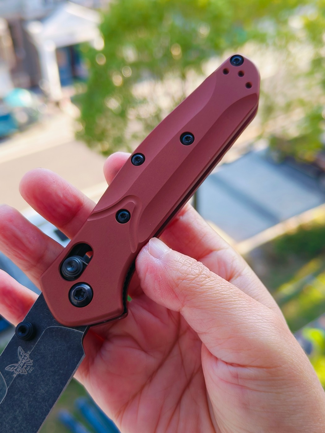 Benchmade MINI OSBORNE CPM-Magnacut钢 铝合金柄 945BK-03 铜色 1900