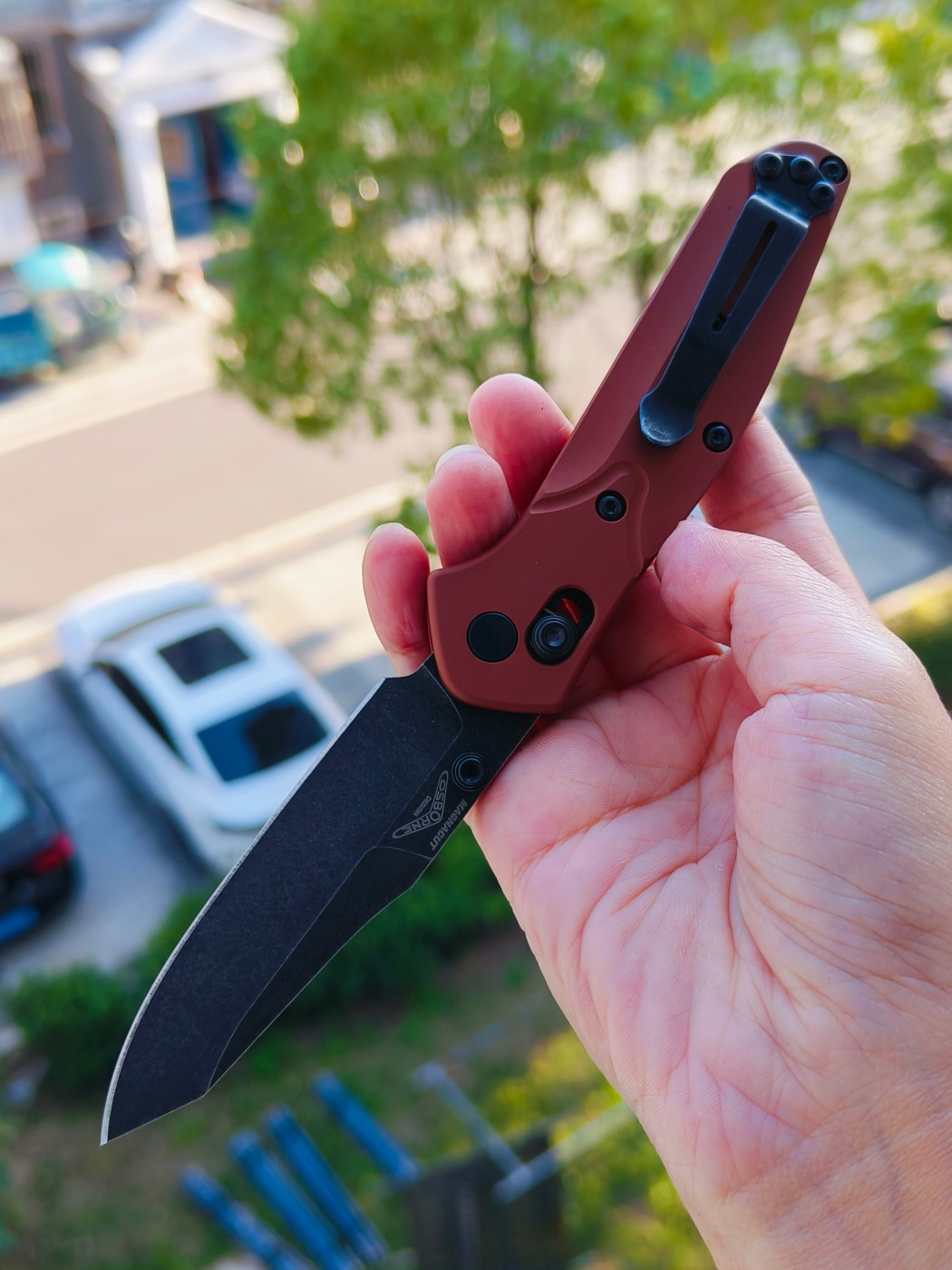 Benchmade MINI OSBORNE CPM-Magnacut钢 铝合金柄 945BK-03 铜色 1900