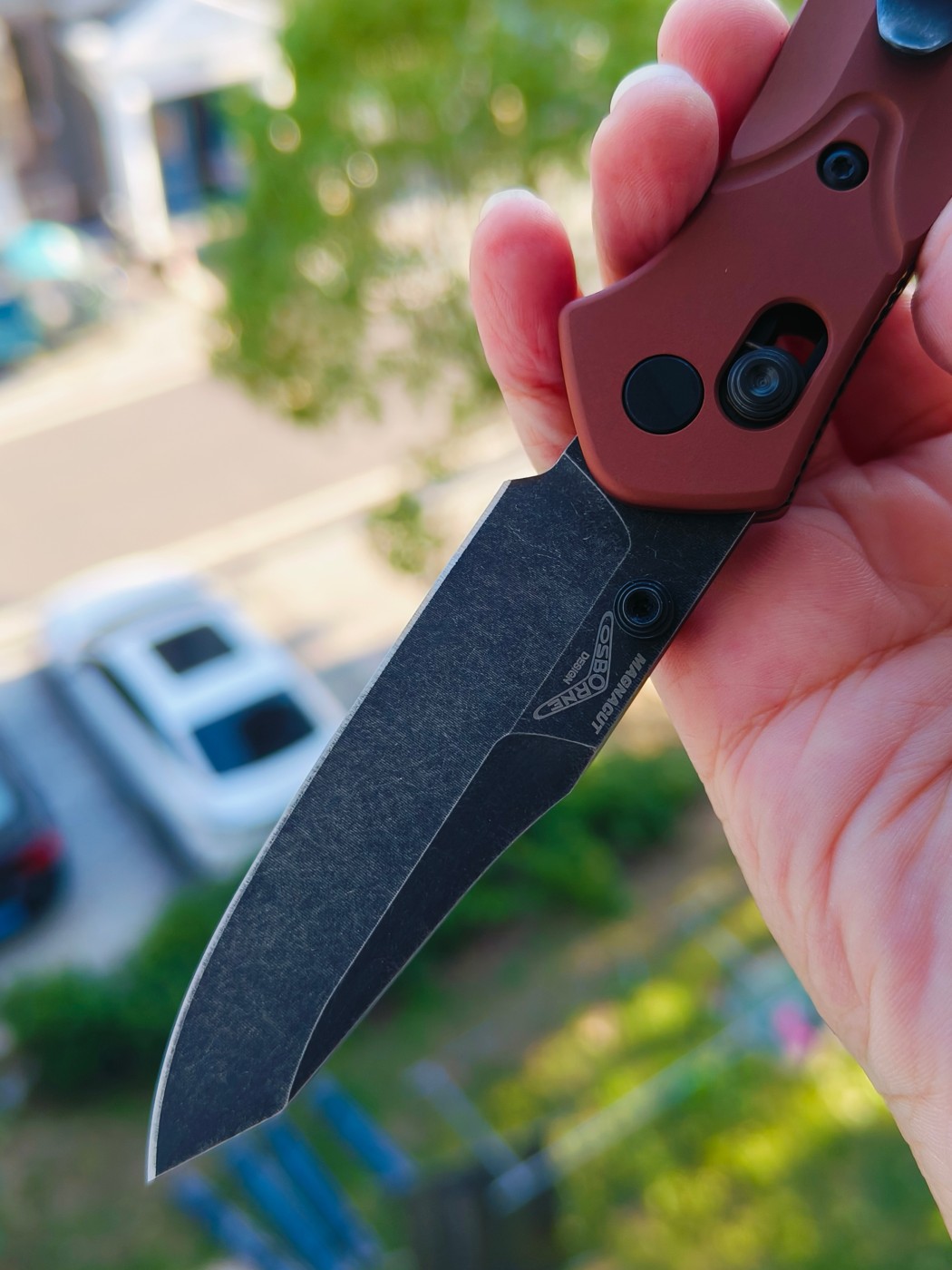Benchmade MINI OSBORNE CPM-Magnacut钢 铝合金柄 945BK-03 铜色 1900