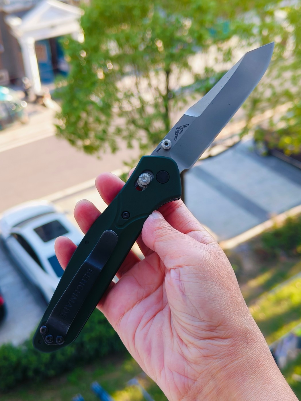 Benchmade Osborne S30V钢 铝柄 940 军绿色 1680