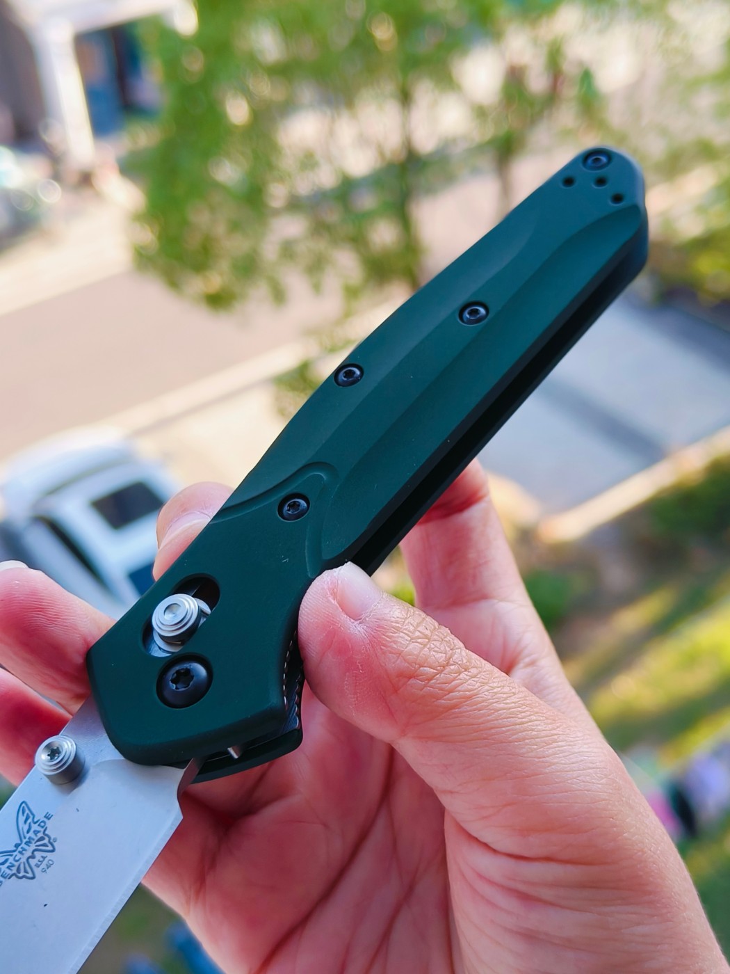 Benchmade Osborne S30V钢 铝柄 940 军绿色 1680