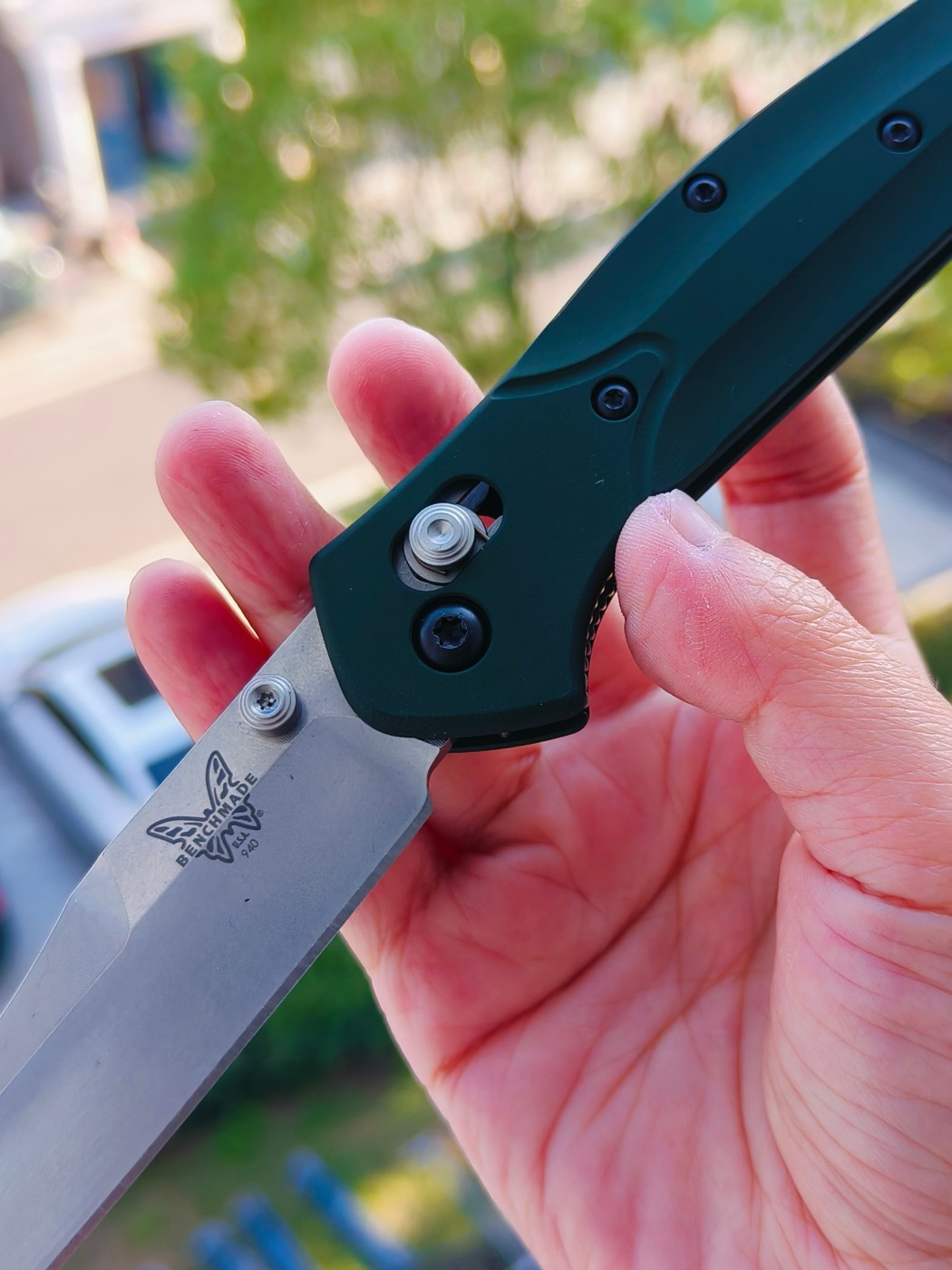 Benchmade Osborne S30V钢 铝柄 940 军绿色 1680